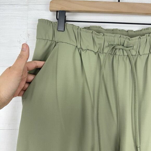 Lululemon Sz 12 Keep Moving Pant Stretch High Rise 7/8 Length Rosemary Green NEW - Picture 6 of 16